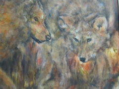 Auf Fährtensuche, 60x60