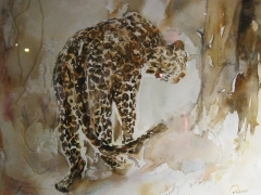 Fährtensuche, Leinwand